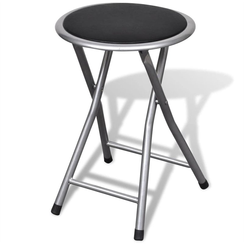 Image secondaire de vidaXL Tabourets de Pliables Lot de 4 Similicuir