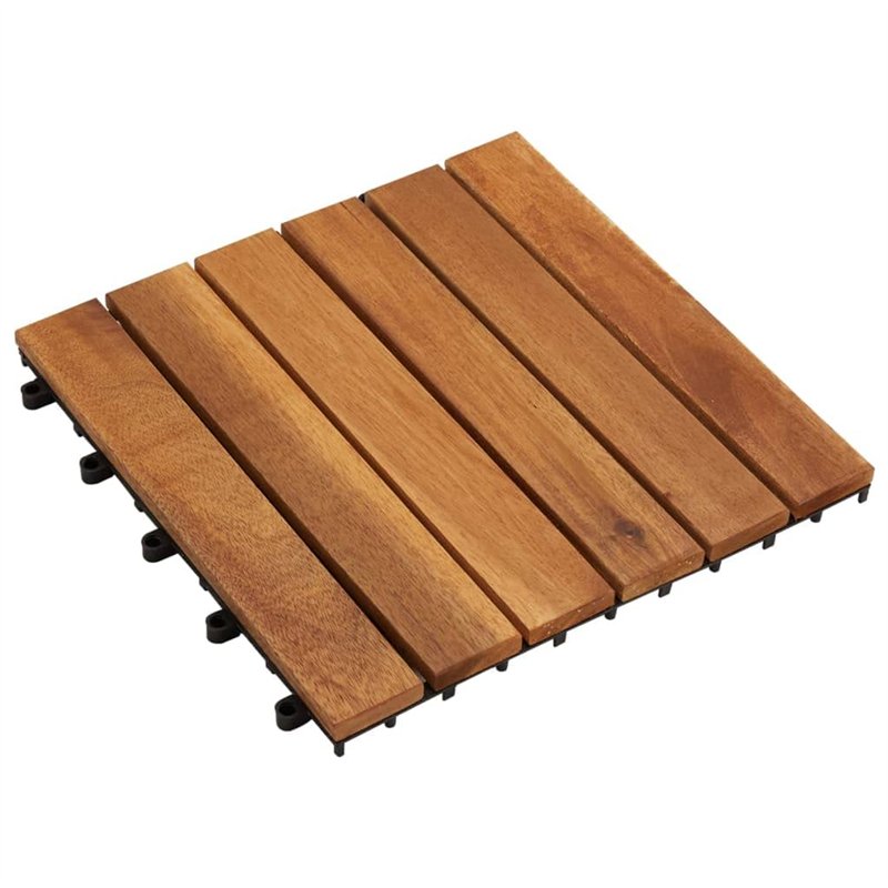 Image secondaire de vidaXL Tuiles de Terrasse Modèle Vertical 20 pcs, Dalles de Terrasse, Revêtements de Sol, Carreaux de Plancher Jardin Extérieur,