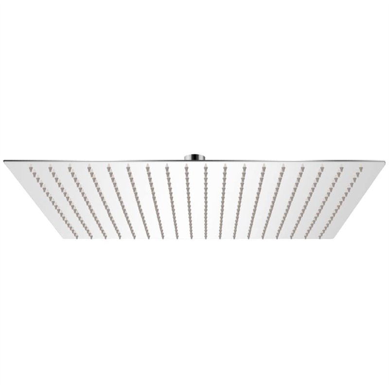 vidaXL Tête de Douche Plongeante Carrée Acier Inoxydable Pomme de Douche
