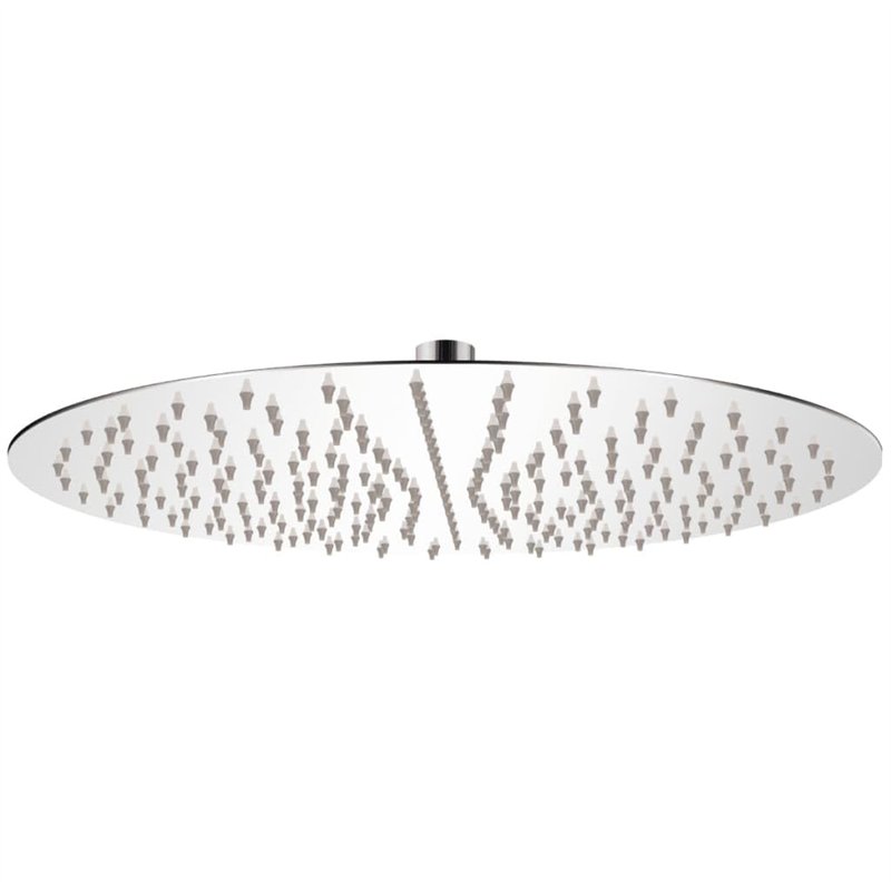 vidaXL Tête de Douche Plongeante Ronde 40 cm Pomme Douchette Salle de Bain
