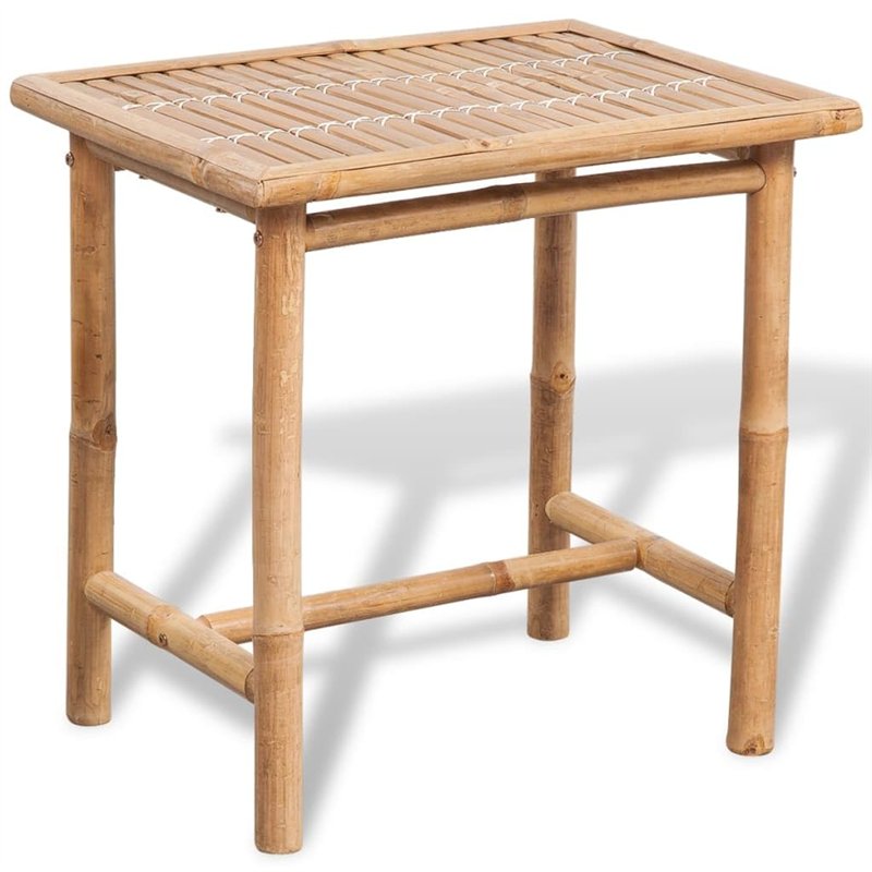 Image secondaire de vidaXL Jeu de mobilier de Jardin 5 pcs Bambou Ensemble Salon de Jardin terrasse