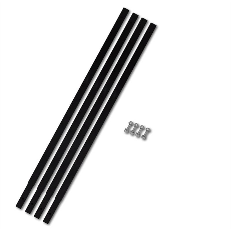 vidaXL 4x Rallonges Mèche Tarière Acier Bêche Manuelle Outils pour Jardin