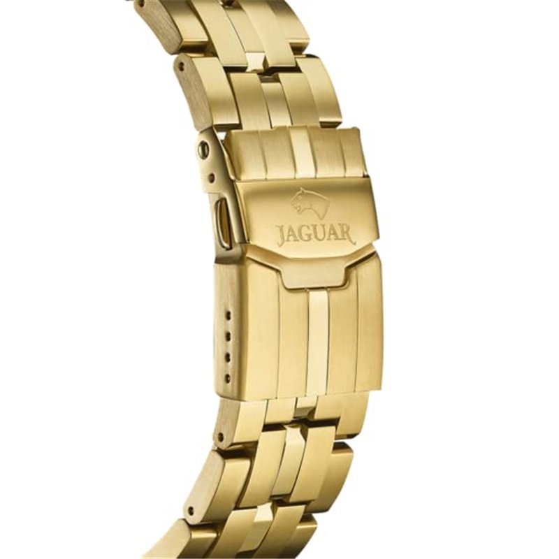 Image secondaire de JAGUAR Montre modèle J853 / 3 de la Collection Executive, boîtier Bleu 45,8 mm avec Bracelet en Acier plaqué pour Homme J853/3