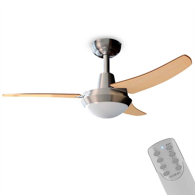 Cecotec Ventilateur de Plafond EnergySilence Aero 480. Diamètre de 106 cm, 3 Pales Réversibles, 3 Vitesses, 65 W.