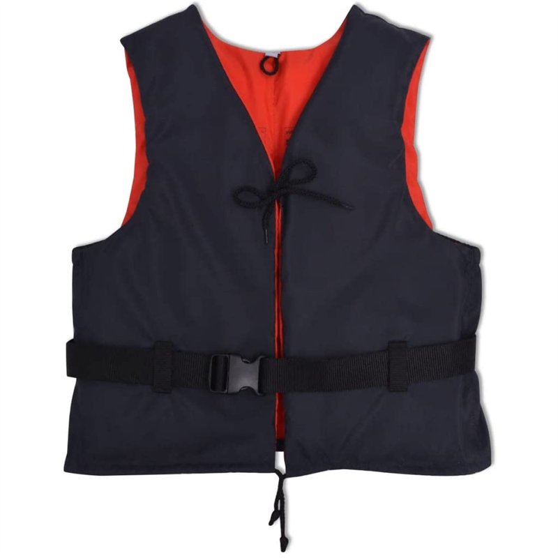 Image secondaire de vidaXL 4X Aide à la Flottabilité 50 N 50-70 kg Bleu Marine Gilet Surf Natation