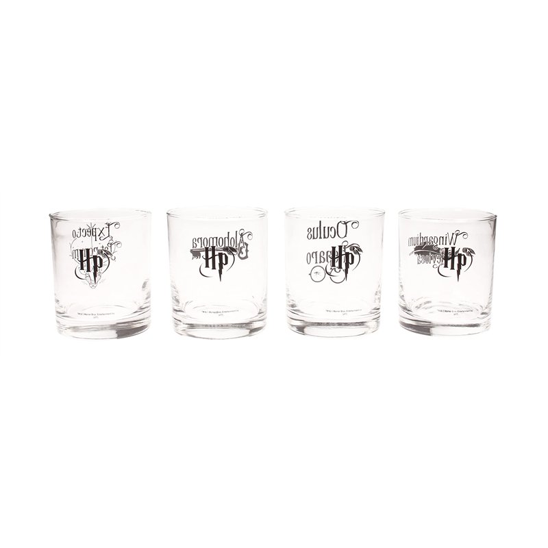 Image secondaire de SD TOYS - Lot de 4 verres en verre Harry Potter 370 ml