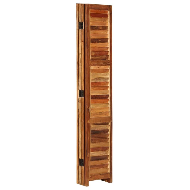 Image secondaire de vidaXL Cloison de Séparation Bois de Récupération Massif 170 cm Paravents