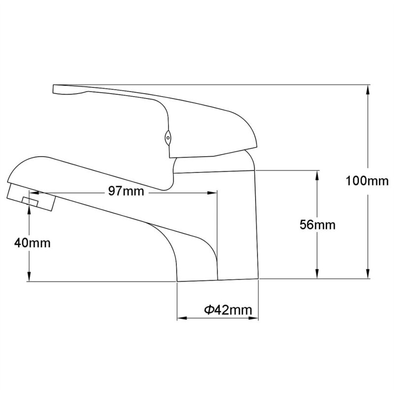 Image secondaire de vidaXL 2x Robinet de Bidet Chrome Robinet d’Évier Lavabo Douche Cuisine