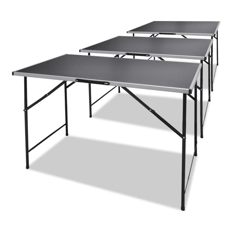 vidaXL Table à tapissier (3 pièces)