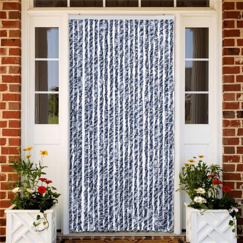 Image secondaire de vidaXL Moustiquaire Rideau de Porte Protection Contre Insectes Chenille Ecran contres Mouches Moustiques Imperméable Maison Mobi