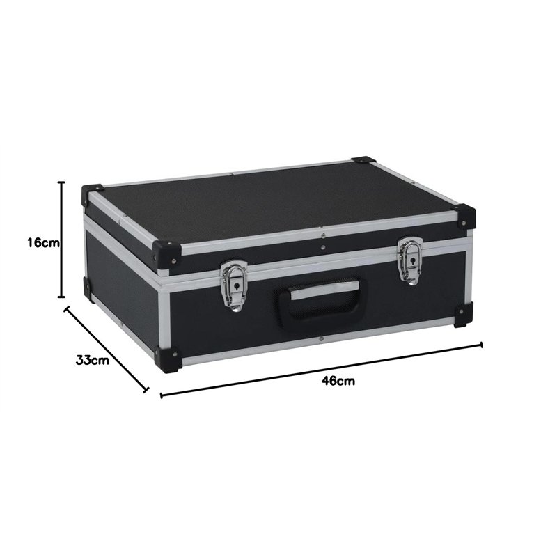 Image secondaire de vidaXL Valise à Outils Boîte à Outils Mallette à Outils Trolley à Outils Caisse à Outils Rangement Stockage Fichiers Portable No