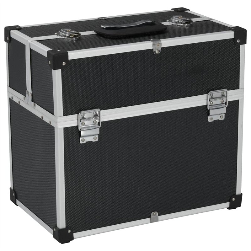 vidaXL Boîte à Outils Valise à Outils Mallette à Outils Trolley à Outils Caisse à Outils Rangement Stockage Fichiers 38x22,5x34