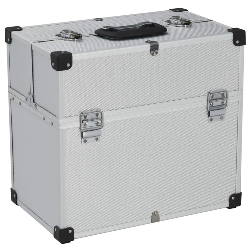 vidaXL Boîte à Outils Valise à Outils Mallette à Outils Trolley à Outils Caisse à Outils Rangement Stockage Fichiers 38x22,5x34