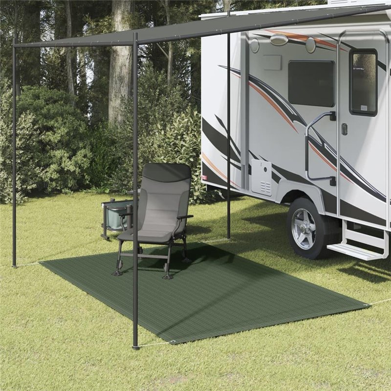 Image secondaire de vidaXL Tapis de Tente Tapis de Camping Caravane Tapis de Patio Tapis d'Extérieur Tapis de Plage Jardin Terrasse Voyage 250x300 c