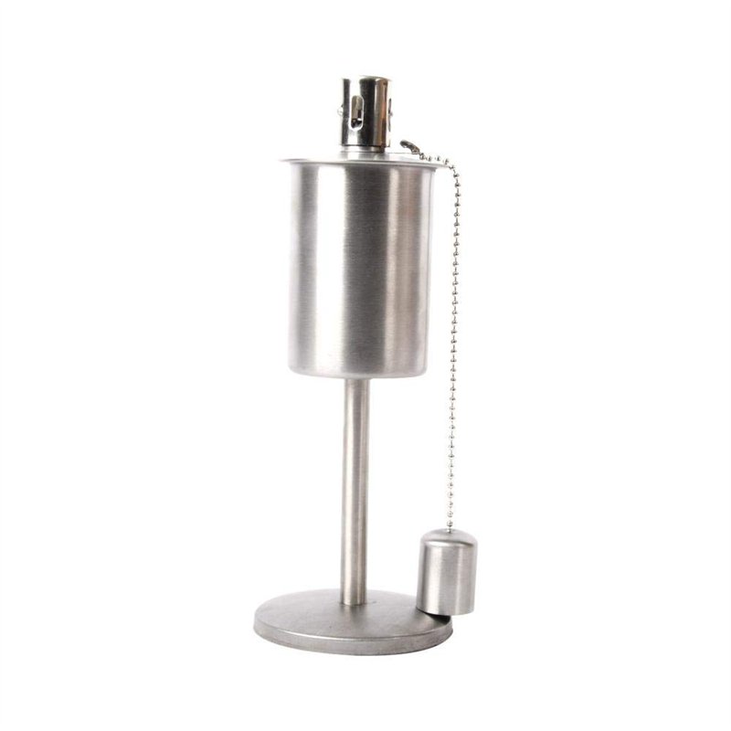 Image secondaire de Esschert Design Torche à Huile sur Pied Acier Inoxydable Lampe Lumière Jardin