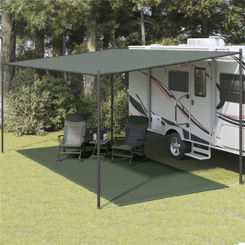 Image secondaire de vidaXL Tapis de Tente 250 x 600 cm PEHD Vert