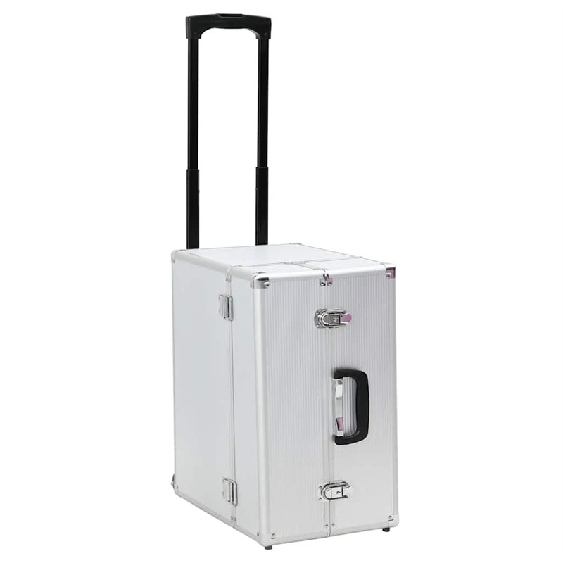 vidaXL Valise de Pilote Mallette de Pilote Trolley à roulettes Valise à roulettes Trolley de Pilote Boîte de Pilote Voyage 47x39
