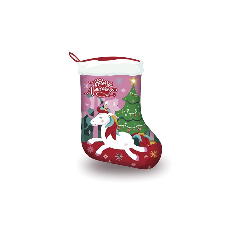 Chaussette de Noël - Licorne - 'Merry Unicorn' - 42cm