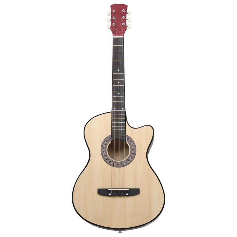 Image secondaire de vidaXL Guitare acoustique Western à pan coupé à 6 cordes - 38