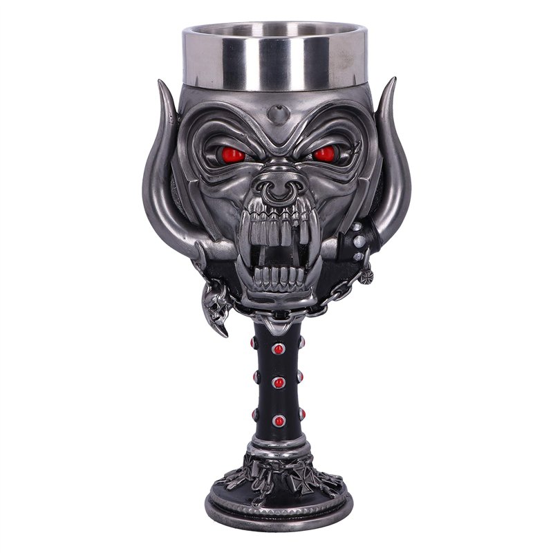 Nemesis Now Verre sous Licence Officielle Motorhead Snaggletooth Warpig, Argent, 20,5 cm