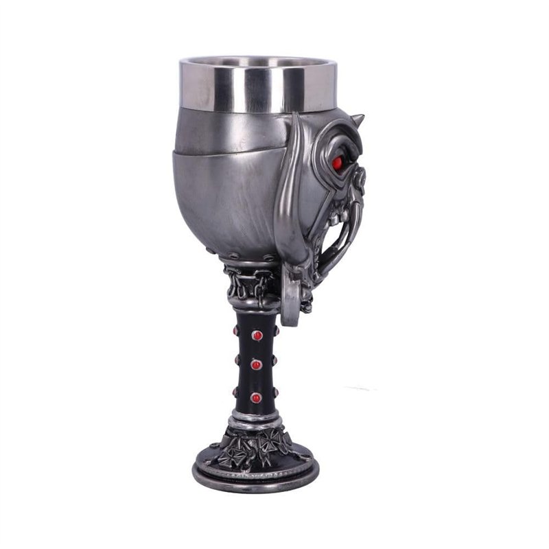 Image secondaire de Nemesis Now Verre sous Licence Officielle Motorhead Snaggletooth Warpig, Argent, 20,5 cm