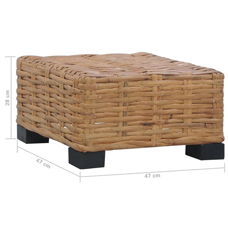 Image secondaire de vidaXL Table Basse Table d'Appoint Table de Salon Bout de Canapé Table de Canapé Salle de Séjour Maison Intérieur 47x47x28 cm Ro
