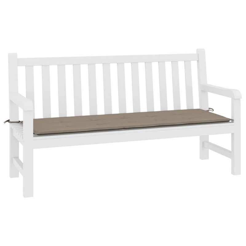 Image secondaire de Coussin pour Banc de Jardin Taupe 200 × 50 × 3 cm