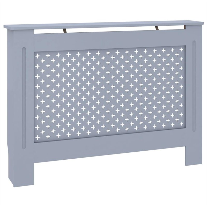 vidaXL Revêtement pour radiateur Anthracite 112 x 19 x 81 cm MDF