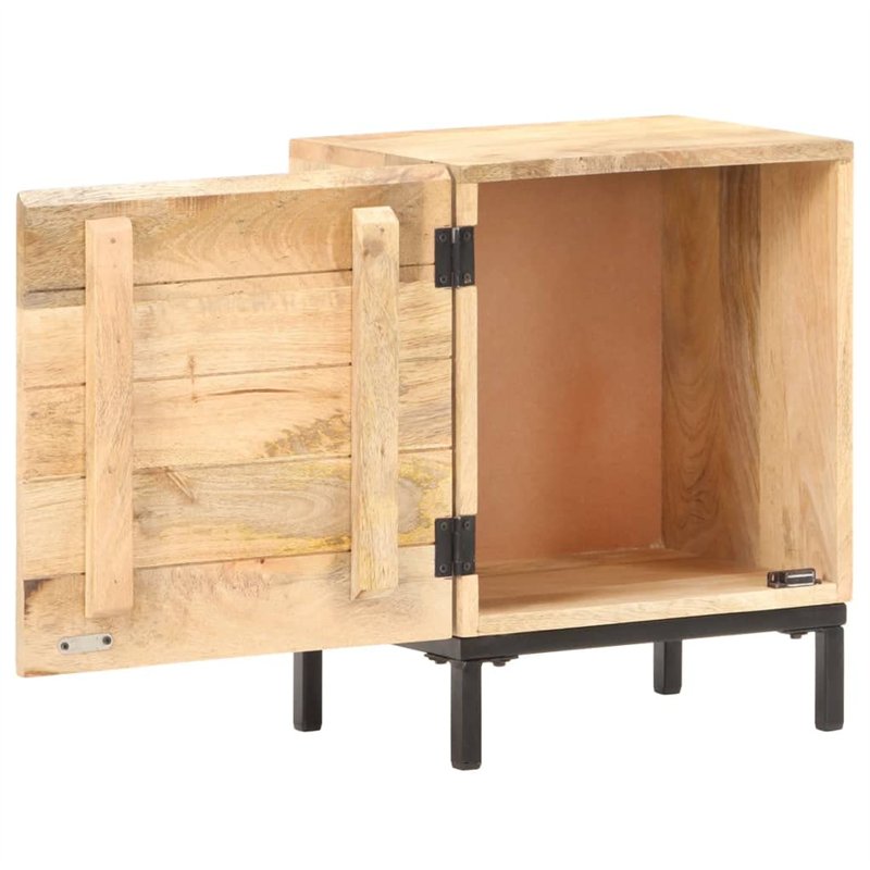Image secondaire de vidaXL Table de Chevet Armoire de Chevet avec 1 Porte Table de Nuit Armoire de Lit Chambre à Coucher Intérieur 40x30x51 cm Bois 