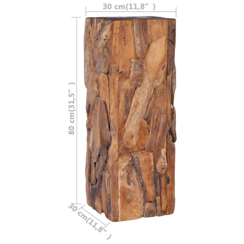 Image secondaire de vidaXL Table d'Appoint Table Basse Table de Canapé Support pour Plantes Meuble de Salon Salle de Séjour Intérieur 30x30x80 cm Bo