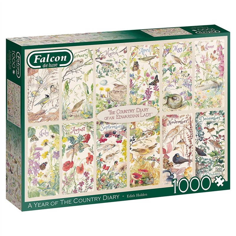 Jumbo, Falcon de Luxe – Un an du Pays – Puzzles pour Adultes – 1000 pièces