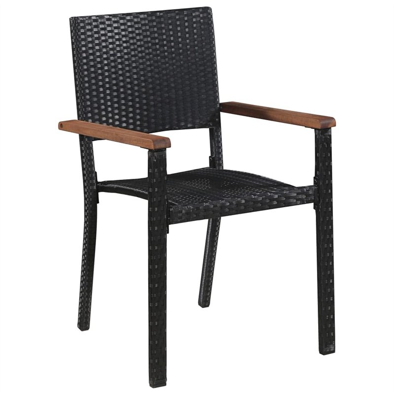 Image secondaire de vidaXL Ensemble de Salle à Manger de Jardin 3 pcs Salon de Jardin Mobilier à Dîner de Terrasse Table et Chaises de Repas de Pati