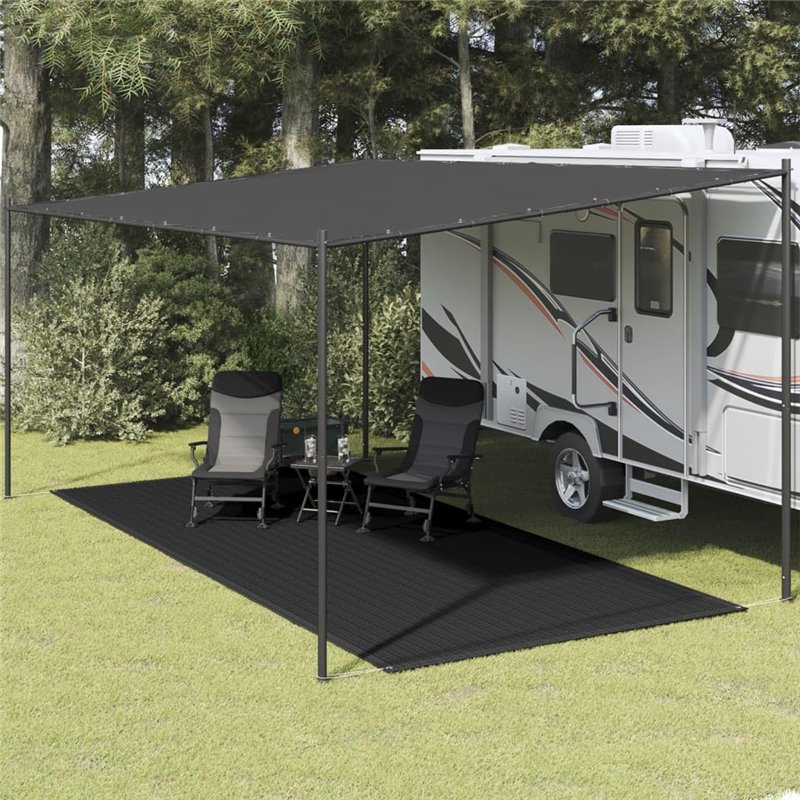 Image secondaire de vidaXL Tapis de Tente Tapis de Voyage de Camping Tapis de Patio Auvent de Caravane Extérieur Résistance aux Intempéries 250x600