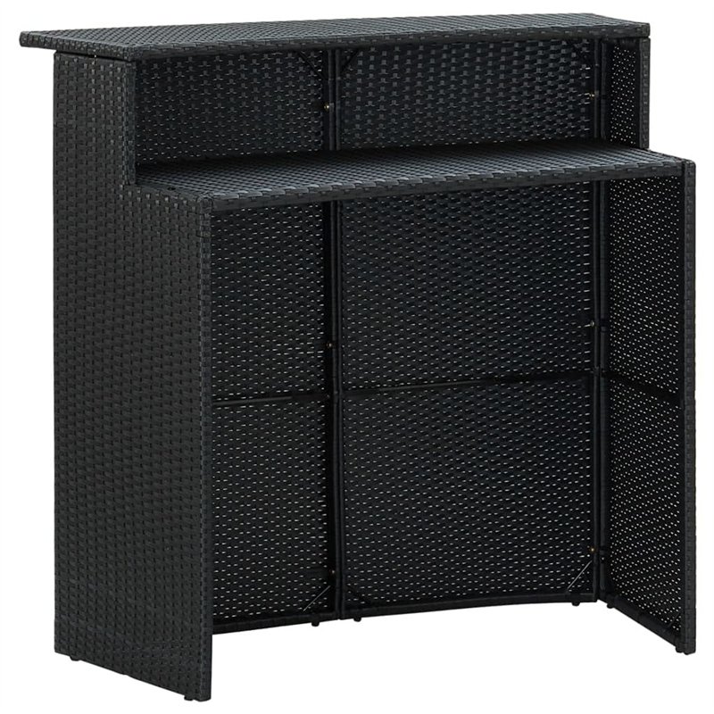 Image secondaire de vidaXL Ensemble de Bar de Jardin avec Coussins 3 pcs Table et Chaises de Patio Mobilier de Terrasse Salon de Jardin Meubles d'Ex