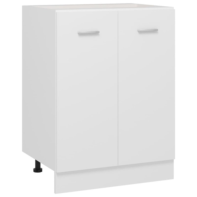 vidaXL Armoire inférieure 60x46x81,5 cm aggloméré Blanc