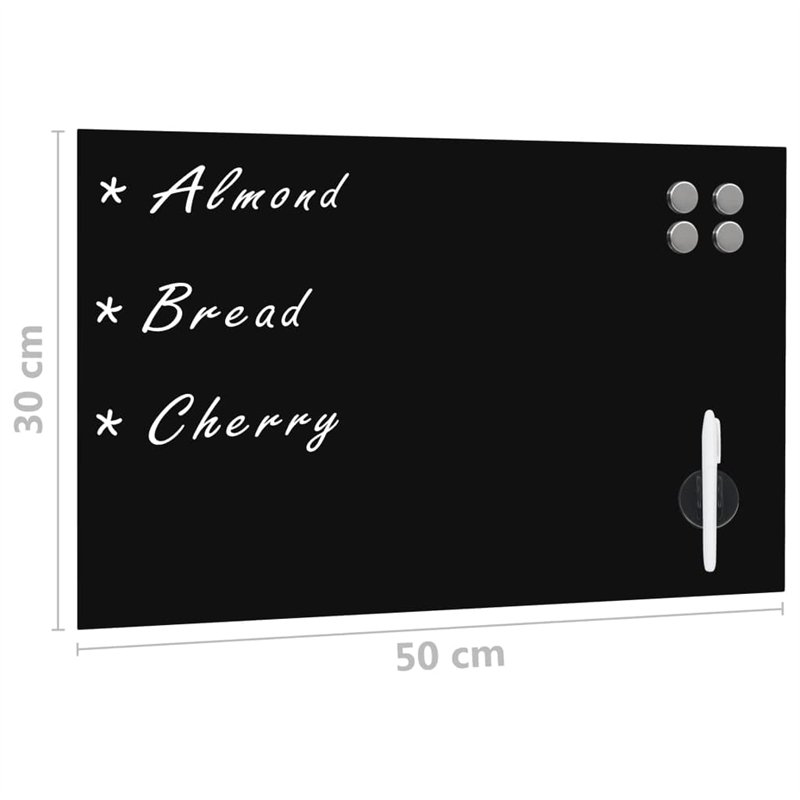 Image secondaire de Magnettafel Wandmontage Glas 50 x 30 cm