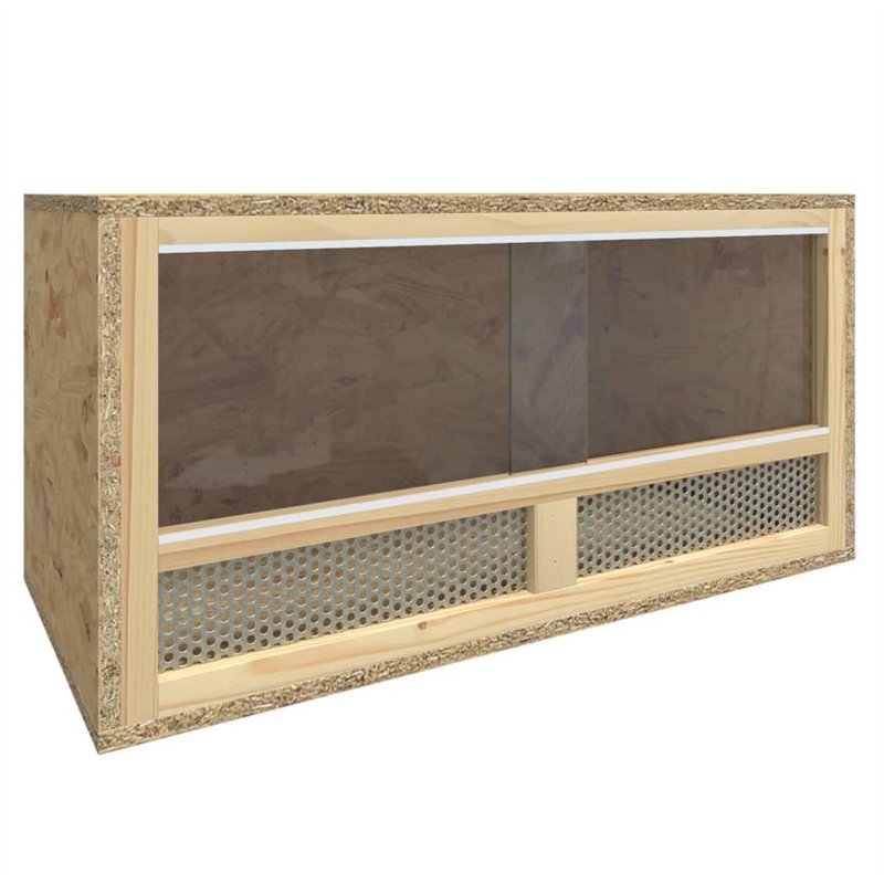 vidaXL Terrarium Bois d'Ingénierie 60x30x30 cm Boîte pour Habitat de Reptile