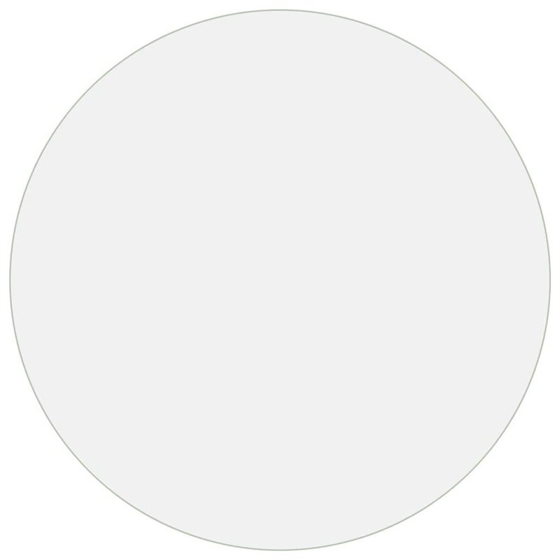 Protecteur de table mat Ø 80 cm 2 mm PVC