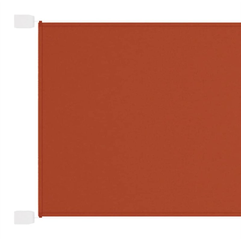 Auvent vertical Terre cuite 60x420 cm Tissu oxford