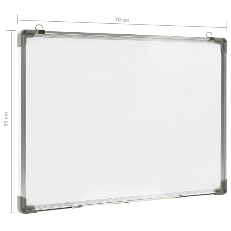 Image secondaire de Tableau blanc magnétique effaçable à sec Blanc 70x50 cm Acier