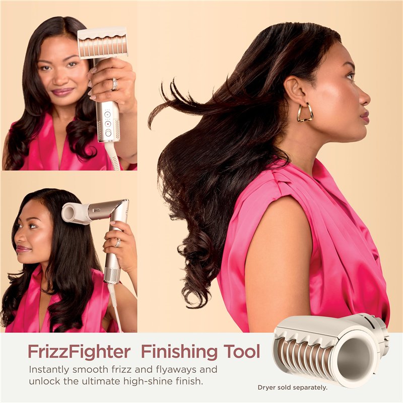 Image secondaire de Shark XSKHD4PA FlexStyle FrizzFighter Outil de finition, fixation pour système de coiffure FlexStyle, outil de coiffure, lisse F
