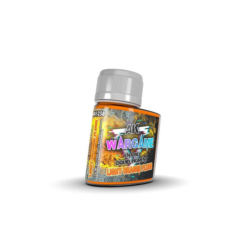 Ak+Interactive+Pot+de+Pigments+Liquide+Enamel+-+Light+Orange+Fluor+%2835+ml%29