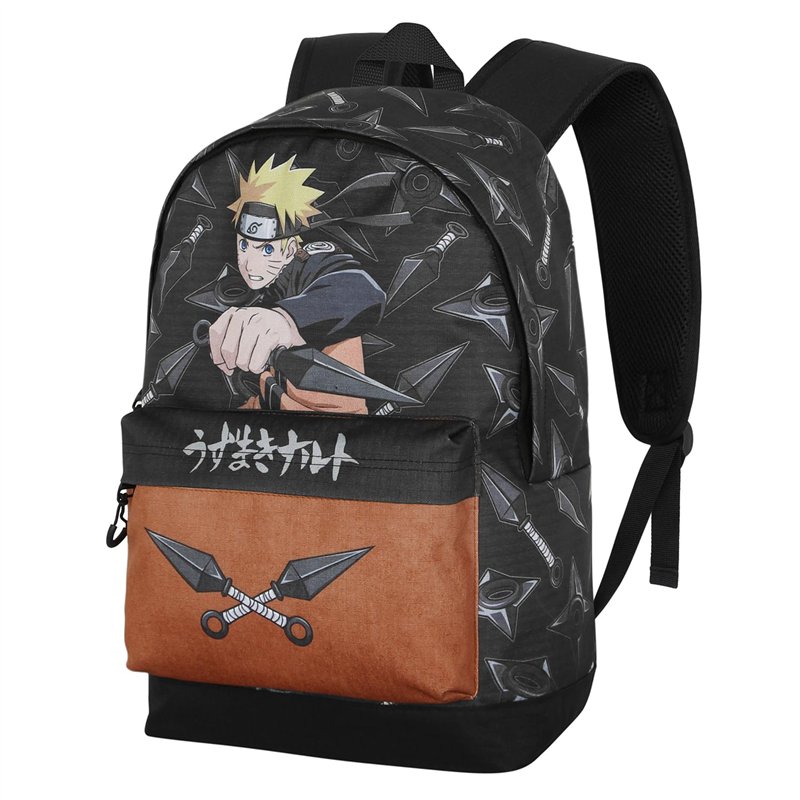 Naruto Weapons-Sac à Dos HS Fan 2.2, Noir, 31 x 44 cm, Capacité 24 L