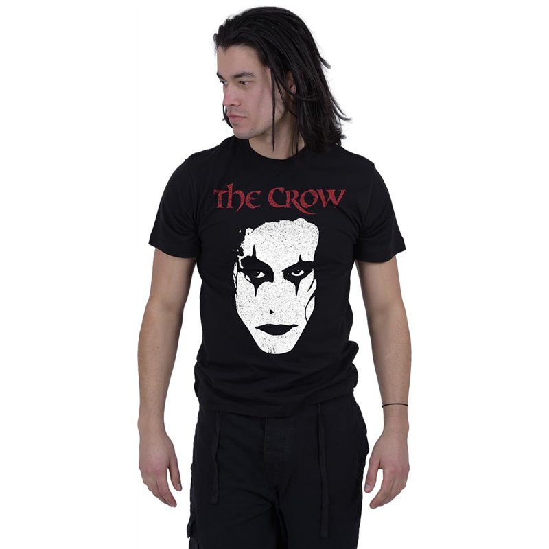 Image secondaire de The Crow T-Shirt à Manches Courtes Unisexe Face Noir