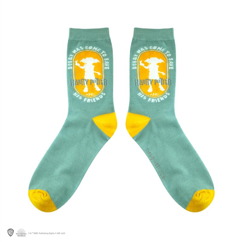 Image secondaire de Cinereplicas HARRY POTTER - Chausettes - Set de 3 Paires de Chaussettes Dobby - Taille Unique - Licence Officielle