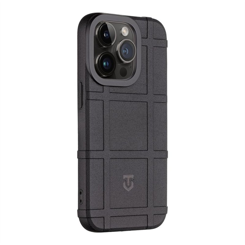 Tactical Coque originale pour iPhone 14 Pro 6,1 Pouces Coque avec Absorption des Chocs et Anti-Rayures (Noir) Infantry