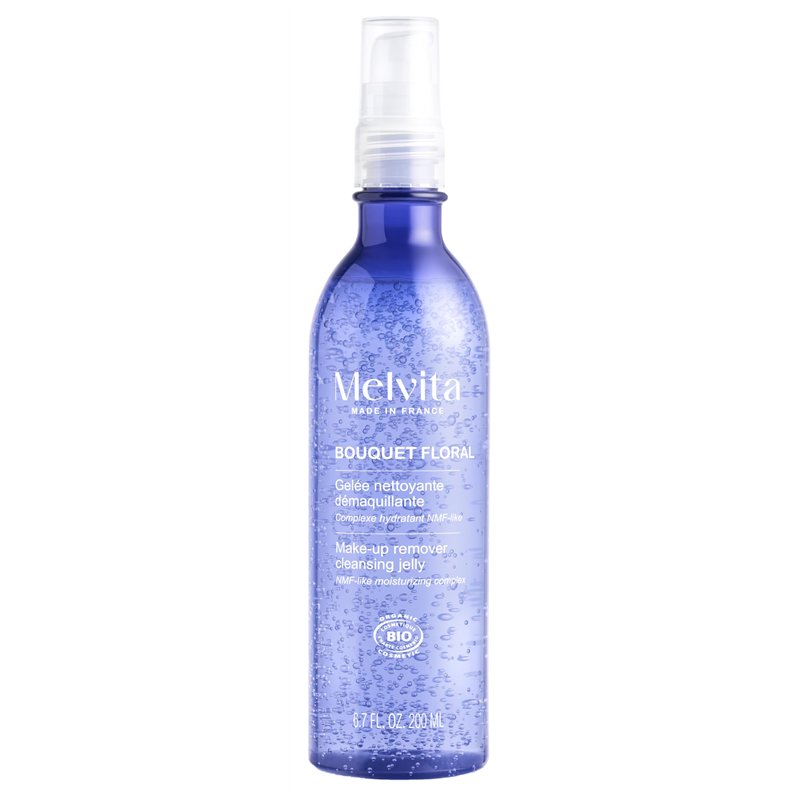 melvita bouquet floral détox gelée démaquillante douceur bio 200 ml