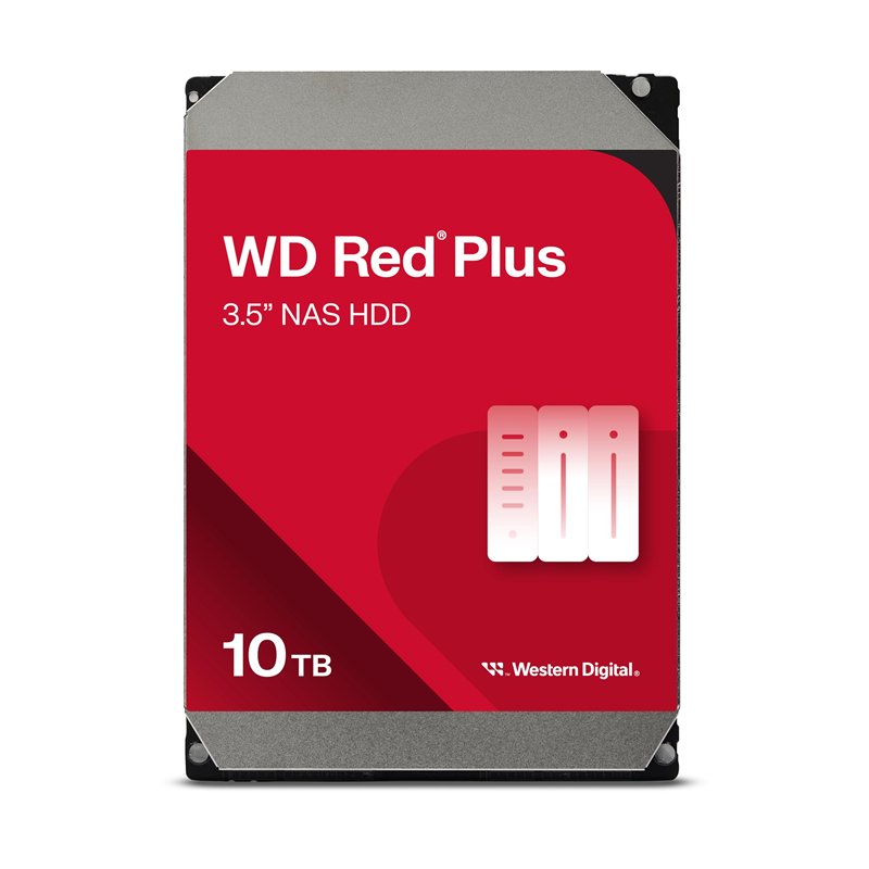 WD Red Plus 10TB NAS Disque Dur Interne 3,5