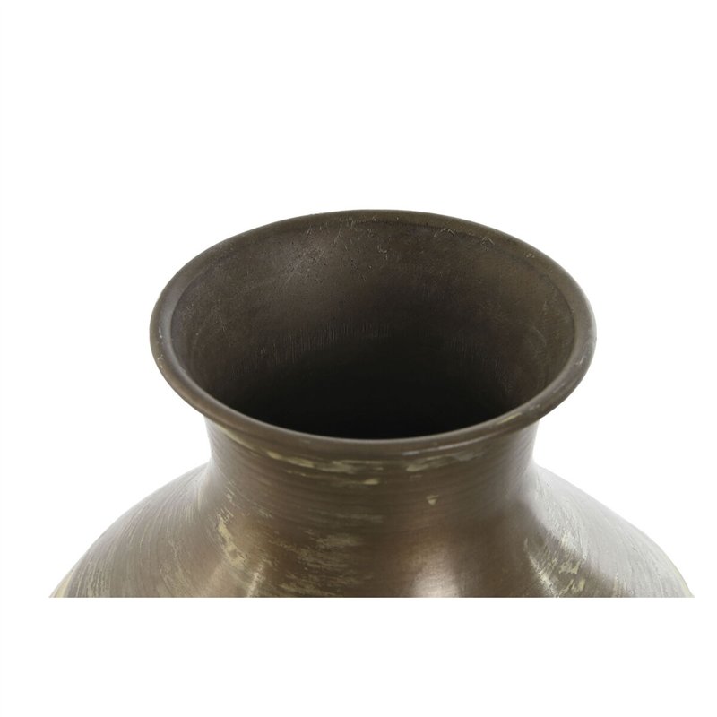 Image secondaire de Vase Home ESPRIT Vert Aluminium 18 x 18 x 30 cm