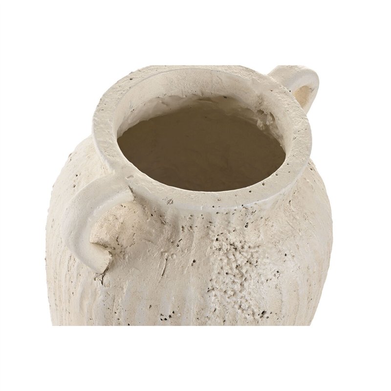 Image secondaire de Vase Home ESPRIT Blanc Magnésium 23,5 x 21,5 x 37,5 cm